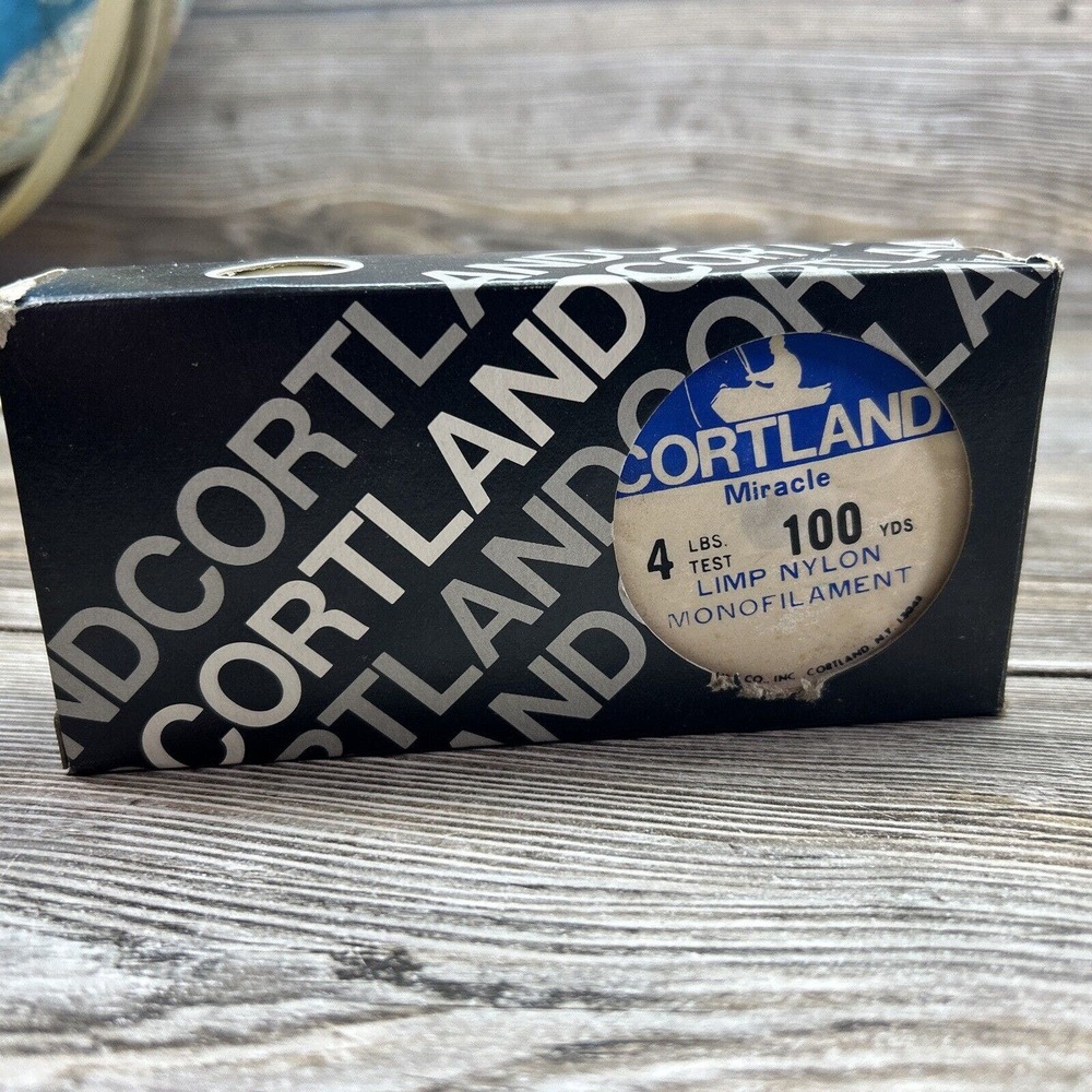 2 Pack Cortland‎ Miracle Limp Nylon 4LB Test Monofilament Fishing Line 100 Yards